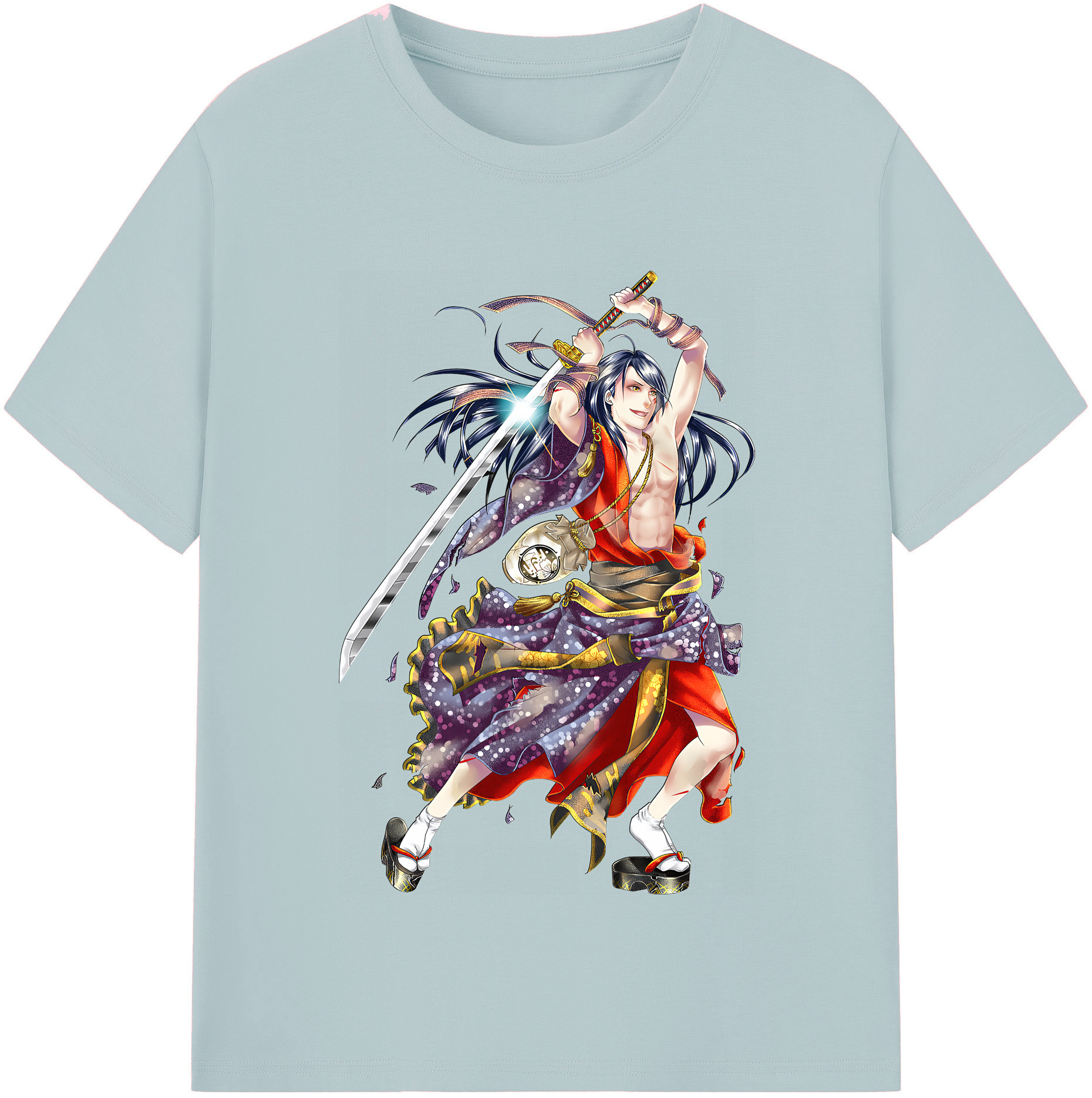 （画像用） 刀剣乱舞 Touken Ranbu 綿100％半袖Tシャツ（フロントプリント）